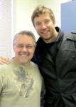 Warner Bros. artist Brett Eldredge has visited several stations on his recent radio tour including KIZN/Boise, ID. (L-R): KIZN PD Rich Summers and Eldredge.