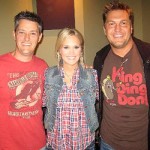 Tony & Kris’ "Star A Day" promotion continued this week when Carrie Underwood stopped by to chat with the guys about marriage and her thoughts on reality shows like American Idol. (L-R): Tony, Carrie and Kris.