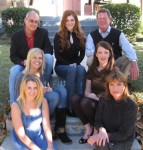 (From Bottom Left Clockwise) Jersey Ross/Chrysalis Music; Patricia Wittmer/Chrysalis Music; Dale Bobo/Chrysalis Music; Skidmore; Terry Elam, manager/Fitzgerald Hartley; Tiffany Dunn, attorney/Loeb & Loeb; and Abbe Nameche/Chrysalis Music. 