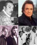Top (l-r): Hoss Allen, Johnny Cash; Bottom (l-r): Degarmo & Key,