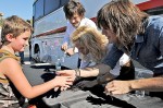 The Band Perry signed autographs for over four hours. Photo: Phil Gentry