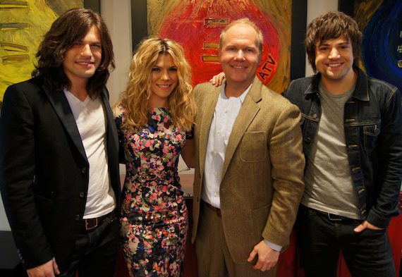 Pictured (L-R): Reid Perry, Kimberly Perry, Troy Tomlinson, and Neil Perry