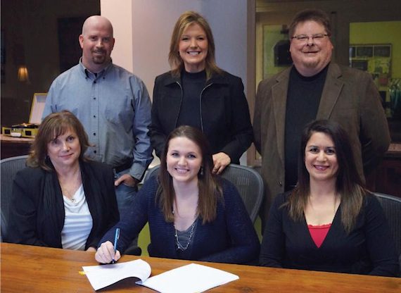 Front Row: (L-R): Denise Nichols, The Primacy Firm, PLLC; Cassidy Lynn; Denise Stevens, Senior Counsel, Loeb & Loeb LLP. Back Row: (L-R): Wayne Milligan, Tri Star Sports and Entertainment Group; Cindy Owen, Partner, Given Entertainment; Mike Sebastian, VP/General Manager, Given Music Publishing.