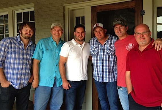 Pictured (L-R): Jake Gear, Mike Owens, Freeman Wizer, White, Chris DuBois and Marc Driskill