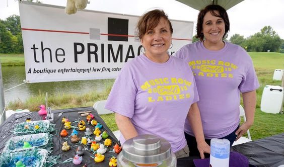 Sponsors The Primacy Firm at Tent City: (l-r) Primacy's Denise Nichols and Fifth Third Bank's Kari Barnhart - Photo: Ed Rode