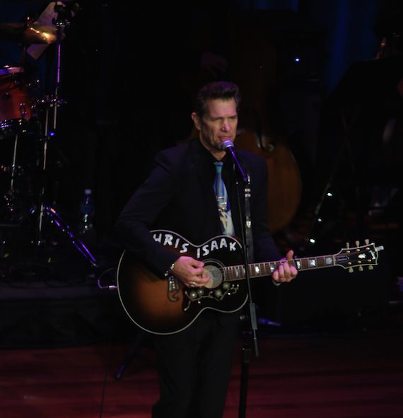 Chris Isaak performs. Photo: Bev Moser, Moments By Moser.